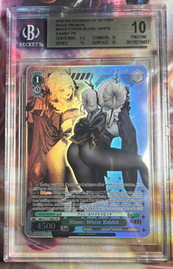 BGS 10 Pristine Blanc: White Rabbit PR Weiss Schwarz 2025 Nikke Promo PE05 Waifu - Image 1