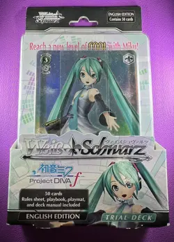 Weiss Schwarz Hatsune Miku -Project DIVA- f Trial Deck - Hatsune Miku -Project D - Image 1