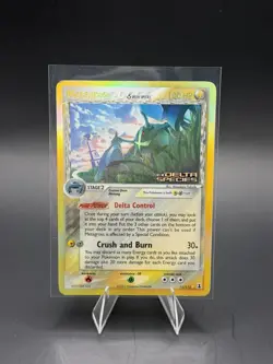 Pokemon TCG Metagross EX Delta Species Holo Rare Card 11/113 - Image 1