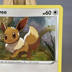 Eevee - SWSH095 Battle Styles Black Star Promo Pokemon Card LP with SWIRL - Image 3