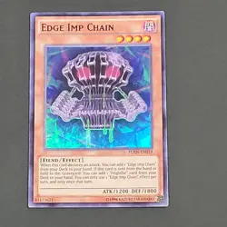 Yugioh TCG - Edge Imp Chain - FUEN-EN019 - LP/NM - 1st Edition - Super Rare 2017 - Image 1