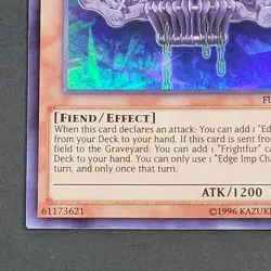 Yugioh TCG - Edge Imp Chain - FUEN-EN019 - LP/NM - 1st Edition - Super Rare 2017 - Image 3