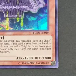 Yugioh TCG - Edge Imp Chain - FUEN-EN019 - LP/NM - 1st Edition - Super Rare 2017 - Image 4