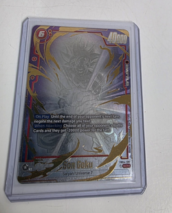 RARE-Dragon Ball Super Card Game Son Goku FB04-129 SCR Fusion World - Image 1