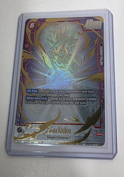 RARE-Dragon Ball Super Card Game Son Goku FB04-129 SCR Fusion World - Image 2