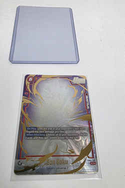 RARE-Dragon Ball Super Card Game Son Goku FB04-129 SCR Fusion World - Image 4