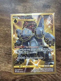 Pokemon TCG Coalossal Darkness Ablaze Holo Card 198/189 Secret Rare - Image 2
