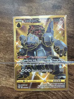 Pokemon TCG Coalossal Darkness Ablaze Holo Card 198/189 Secret Rare - Image 3