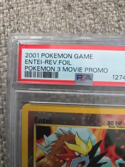 Entei Holo Pokemon Black Star Promo Card 34 PSA 6 - Image 3