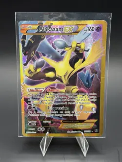 Pokemon TCG Alakazam EX Holo Full Art Ultra Rare 2016, 125/124 Card - Image 1