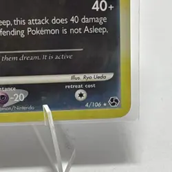 Darkrai 4/106 DP Great Encounters Reverse Holo Rare Pokemon TCG Card - LP/MP - Image 3