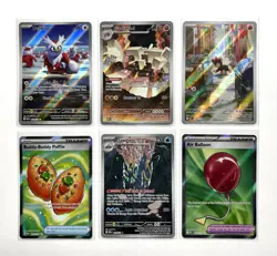 POKEMON TCG ME01 MEGA EVOLUTION 6 HOLOFOIL CARDS LITLEO BUDDY POFFIN DELIBIRD 😺 - Image 1