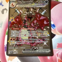 Pokemon TCG Charizard EX SVP 074 Promo Card, Paldean Fates - Image 2