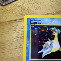 Lapras Fossil Holo Unlimited Card 10/62 LP Condition - Image 3