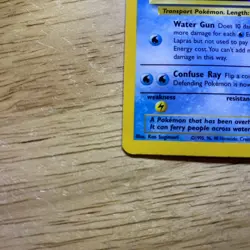 Lapras Fossil Holo Unlimited Card 10/62 LP Condition - Image 5