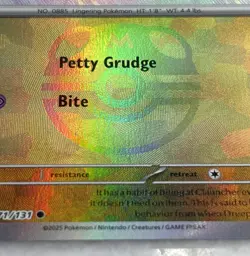 Pokemon Dreepy Prismatic Evolutions Card 071/131 Masterball Reverse Holo TCG - Image 2