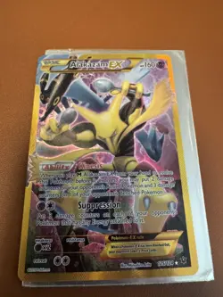 Alakazam EX Secret Rare Holo Pokemon Card TCG Fates Collide 125/124 - Image 1