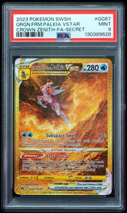 2023 Origin Form Palkia VSTAR #GG67 Crown Zenith PSA 9 Pokemon Card - Image 4