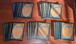 MTG: Unfinity BORDERLESS FOIL Space-ic Lands, NM 40 Basic Lands Mixed Card Lot!! - Image 3