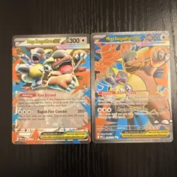 Pokemon TCG Mega Kangaskhan EX Foil Card Lot - XY Flashfire, 2 Cards, English - Image 1