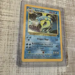 Pokemon Gyarados Holo Rare TCG Card Base Set 6/102 Near Mint Condition - Image 3