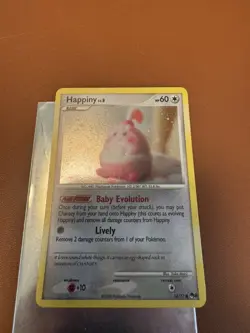 Happiny - 14/17 - Pokemon Pop Series 8 Holo Card LP - Image 1