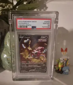 Pokemon Card Hoopa V GG53/GG70 Crown Zenith Ultra Rare Card PSA 10 GEM MINT 2023 - Image 1