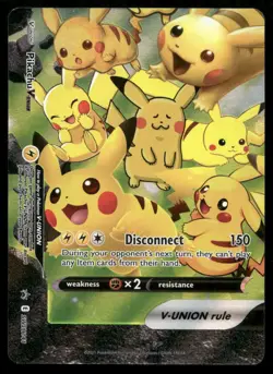 Pikachu V-Union Promo SWSH: Sword & Shield Promo Cards SWSH141 NM - Image 1