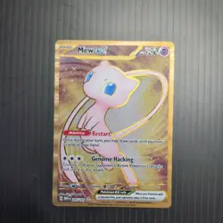 Pokemon Mew ex 205/165 Scarlet & Violet 151 METAL Full Art Holo Card - Image 1