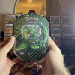 2017 Pokemon TCG Rayquaza Battle Origins Tin Sealed. - Image 2