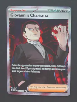 Giovanni's Charisma 197/165 - Scarlet & Violet 151 Pokemon TCG - NM - Image 1