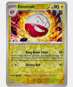 Pokemon TCG S&V 151 Electrode Reverse Holo #101/165 - Image 1