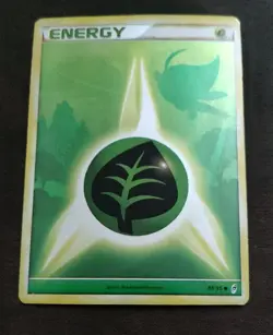 2011 Pokemon Call of Legends Common Holofoil Grass Energy 88/95 - Image 3