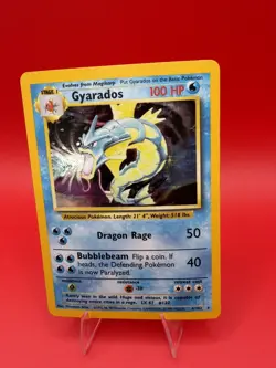Gyarados Base Set Holo Pokemon Vintage WOTC 1999 6/102 - Image 1