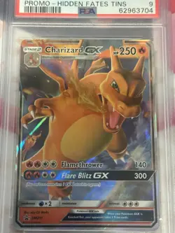 Pokemon 2019 Charizard GX PSA 9 Mint Hidden Fates Promo #SM211! - Image 2