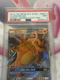 Pokemon 2019 Charizard GX PSA 9 Mint Hidden Fates Promo #SM211! - Image 3