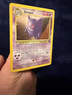 Gengar 5/62 Fossil Holo Pokemon 1999 - Image 5