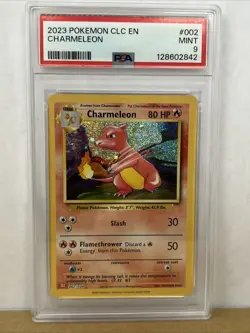 Charmeleon 002 CLC Pokemon Classic Collection PSA 9 Mint - Image 1