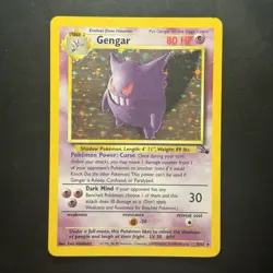 Pokemon Vintage Holo Gengar 5/62 Fossil WoTC 1999 - Image 1