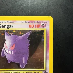 Pokemon Vintage Holo Gengar 5/62 Fossil WoTC 1999 - Image 3