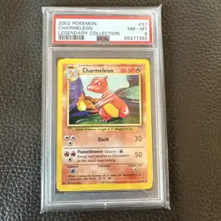 PSA 8 CHARMELEON 2002 POKEMON LEGENDARY COLLECTION #37 MINT - Image 1