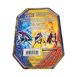 Pokemon TCG Suicune Raikou Entei Legendary Beasts Empty Collector Tin 2012 - Image 5