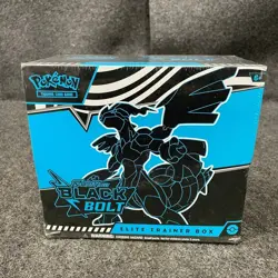 POKEMON TCG: Scarlet & Violet Black Bolt Elite Trainer Box, Sealed Box is Worn - Image 1