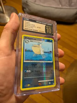 (POP 8) CGC 10 PRISTINE Great Encounters Reverse Holo Pelipper 48/106 Pokemon - Image 1