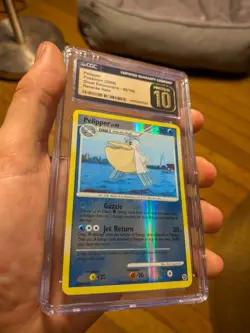 (POP 8) CGC 10 PRISTINE Great Encounters Reverse Holo Pelipper 48/106 Pokemon - Image 2