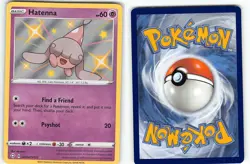 HATENNA SV054/SV122 RARE SHINY SHINING FATES SHINY VAULT POKEMON NM - Image 1