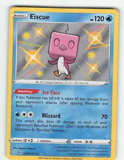 EISCUE SV035/SV122 RARE SHINY SHINING FATES SHINY VAULT POKEMON LP - Image 2