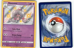 HATTREM SV055/SV122 RARE SHINY SHINING FATES SHINY VAULT POKEMON NM - Image 1