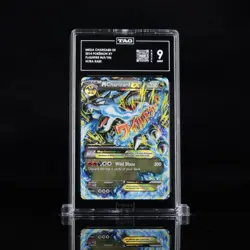 2014 POKEMON XY FLASHFIRE #69 M CHARIZARD EX TAG 9 - Image 1