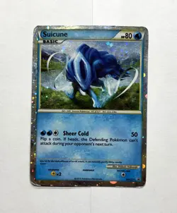 POKEMON TCG HGSS PROMO SUICUNE HGSS21 HOLOFOIL SHEER COLD 😺 - Image 1